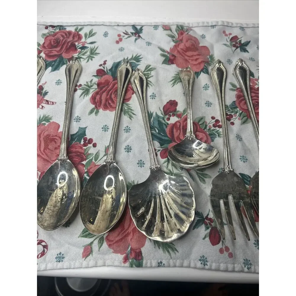 Vintage International Silver‎ Co Silver Plated 11 PC Serving Set